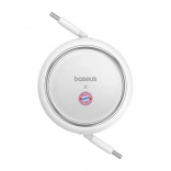 Baseus Free2Pull USB‑C na USB‑C 100W Bayern Edition vyjížděcí kabel
