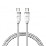 Orico USB‑C na USB‑C nabíjecí kabel 60 W, bílý