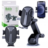 Univerzální silný držák do auta na telefon – čelní sklo, palubní deska a mřížka větrání