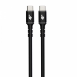 Kabel USB-C na USB-C 2m silikonový černý