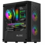 PC skříň bez zdroje Logic Aramis ARGB Mini s USB 3.0