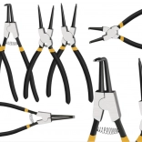 Sada kleští na segrovky – rovné a zahnuté, 4 ks