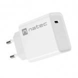 Síťová nabíječka NATEC Ribera 1x USB‑C 20 W bílá
