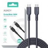 Silikonový kabel USB-C na USB-C 1,8 m 100W AUKEY