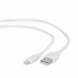 Bílý USB kabel 8-pin 1m