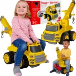 BIG Power Worker odrážedlo maxi jeřáb s navijákem