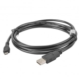 USB 2.0 kabel micro USB AM–MBM5P 1.8 m černý