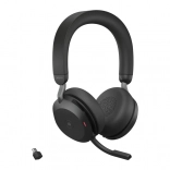 Jabra Evolve2 75 Bezdrátová Sluchátka s Nabíjecím Stojánkem