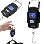 Cestovní digitální závěsná váha s háčkem 50 kg