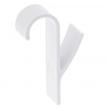 Háček na koupelnový radiátor – bílý