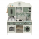 Dřevěná dětská kuchyňka Lulilo Saliko s kávovarem 85 cm