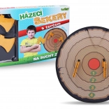 Házecí sekery pro děti s terčem 45 cm