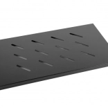 Police do rackové skříně 19'' 600mm 1U černá