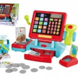Pokladna pro děti s dotykovou obrazovkou a příslušenstvím