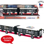 Autobus na setrvačník 44 cm, mluví česky a hlásí zastávky