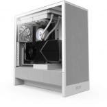 NZXT H5 Flow RGB bílá PC skříň Midi Tower s oknem