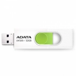 Flash Disk ADATA UV320 32GB USB3.2 Bílý-Zelený