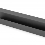 Ocelový kanál na kabely pod stůl, 60 cm, černý