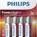 Philips Power Alkaline AA baterie 4ks