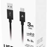 USB kabel pro ovladač PlayStation 5 DualSense 3 m HORI