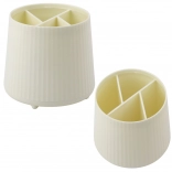 Multifunkční organizér na kosmetiku a kancelářské potřeby béžový