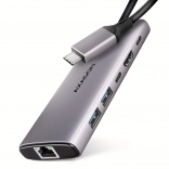 Wieloportový USB hub 6v1 AXAGON s 10Gbps