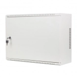 Nástěnná nízkoprofilová rack skříň 19" 4U + 3U, 540 × 200 mm, šedá