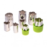 Sada 8 vykrajovátek na ovoce a zeleninu