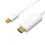 Kabel mini DisplayPort na HDMI 4K, 3m bílý
