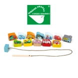 Navlékací dřevěné dopravní prostředky Cubika