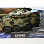 Tank na baterie s maskáčovým vzorem 1:28