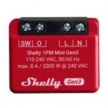 Inteligentní spínač Shelly 1PM Mini Gen3 s WiFi a Bluetooth