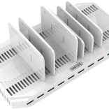 Stojan na nabíjení s 10 porty USB a QC3.0