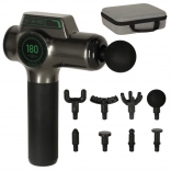 Přenosný masážní pistole s LED displejem 8v1