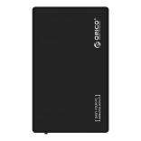 Orico externí box pro 3.5" HDD/SSD, USB 3.0 5 Gbps, USB‑A na USB‑B, černý