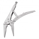 Dlouhé kleště s uzávěrem Deli Tools stříbrné