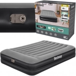 Dvoulůžková nafukovací postel s vestavěnou pumpou a polštářem 203 × 152 × 46 cm BESTWAY