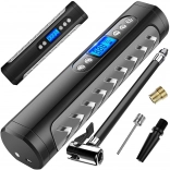 Akumulátorový kompresor na kola a auta s LCD displejem