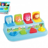 Vkládačka s vyskakovacími zvířátky – interaktivní hračka pro děti