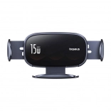 Držák do auta s bezdrátovým nabíjením BASEUS LightChaser 15W (černý)