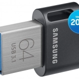 USB flash disk FIT Plus 64 GB USB 3.1, šedá