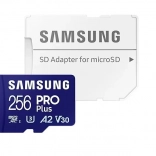 Samsung PRO Plus microSD karta 256GB s adaptérem