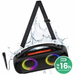 Přenosný Bluetooth reproduktor Media-Tech Power Audio Pro MT3184 s karaoke a LED RGB