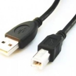 Usb 2.0 kabel a–b 3 m černý