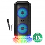 Přenosný Bluetooth reproduktor MEDIA-TECH Power Audio MT3183 s karaoke a LED osvětlením