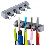 Nástěnný držák na nářadí a kartáče s háčky