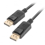 DisplayPort kabel 1.8 m (DP–DP), 4K, černý