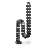 Elastický kabelový organizér 1,3m černý