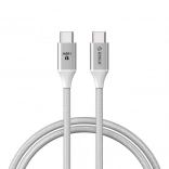 Orico USB‑C na USB‑C nabíjecí kabel 100 W, bílý