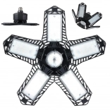 Stropní skládací LED dílenské svítidlo E27, 80 W, 8000 lm